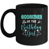 Godfather Of The Birthday Girl Family Donut Birthday Mug | teecentury