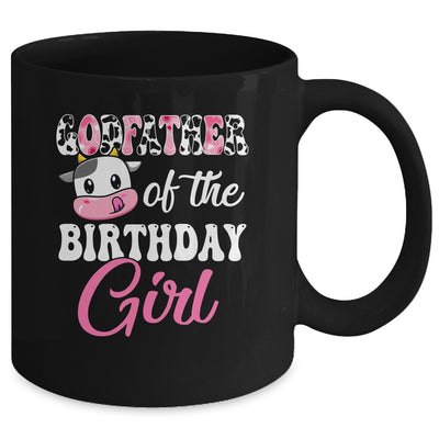 Godfather Of The Birthday Girl Farm Cow 1st Birthday Girl Mug | teecentury