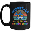 Godfather Of The Shark Birthday Dad Matching Family Mug | teecentury