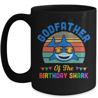 Godfather Of The Shark Birthday Dad Matching Family Mug | teecentury