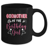 Godmother Of The Birthday Girl Family Donut Birthday Mug | teecentury