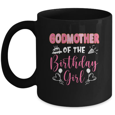 Godmother Of The Birthday Girl Family Donut Birthday Mug | teecentury