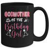 Godmother Of The Birthday Girl Family Donut Birthday Mug | teecentury