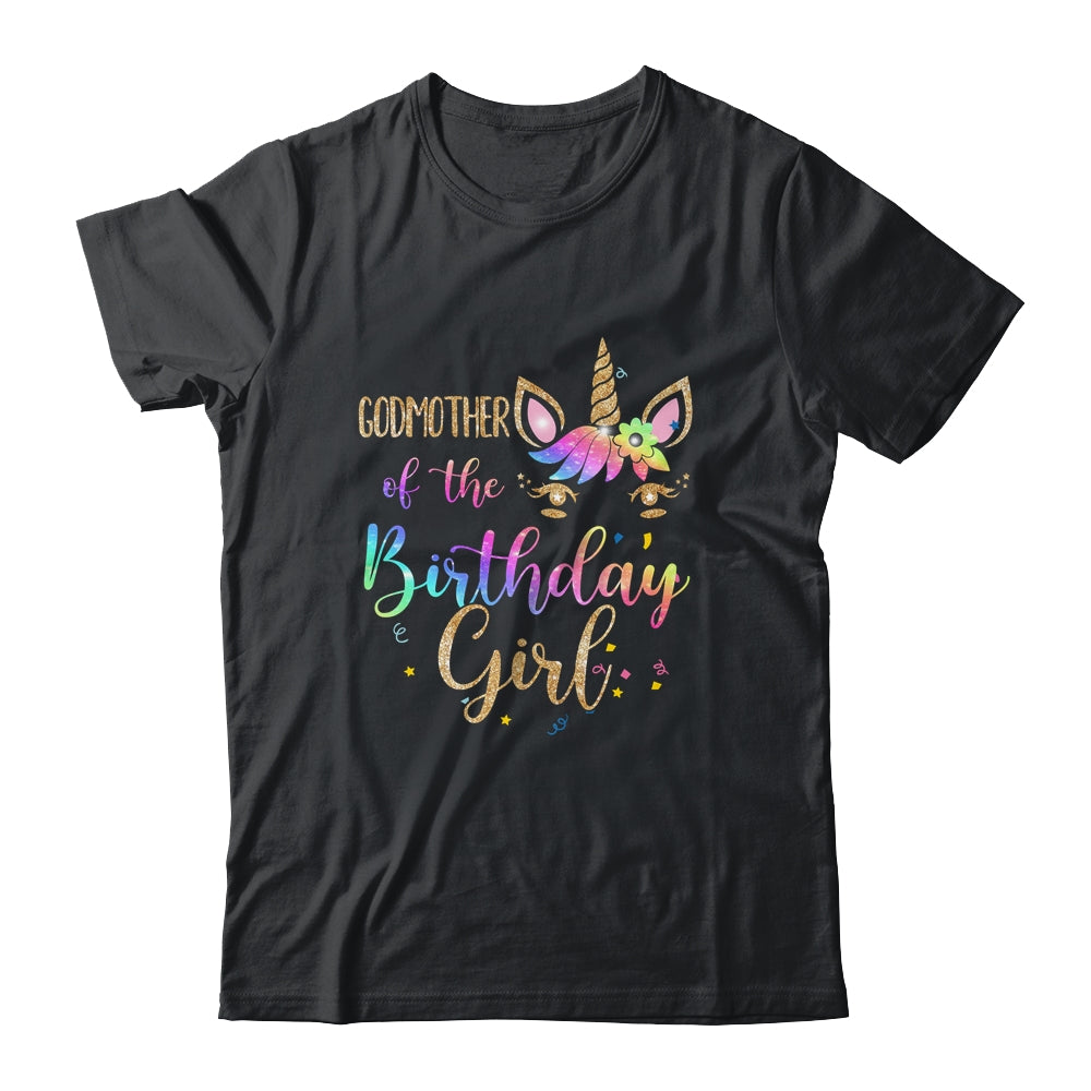 Godmother Of The Birthday Girl Niece Unicorn Birthday Gift T-Shirt & Hoodie | Teecentury.com