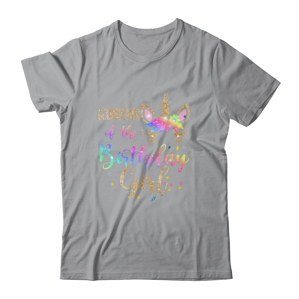 Godmother Of The Birthday Girl Niece Unicorn Birthday Gift T-Shirt & Hoodie | Teecentury.com