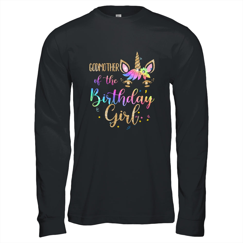 Godmother Of The Birthday Girl Niece Unicorn Birthday Gift T-Shirt & Hoodie | Teecentury.com