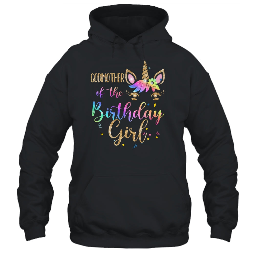 Godmother Of The Birthday Girl Niece Unicorn Birthday Gift T-Shirt & Hoodie | Teecentury.com