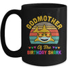 Godmother Of The Shark Birthday Mom Matching Family Mug | teecentury