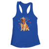 Golden Retriever Dog American USA Flag 4th of July Men Lover Shirt & Tank Top | teecentury