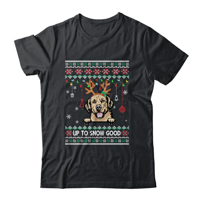 Golden Retriever Dog Reindeer Ugly Christmas Xmas T-Shirt & Sweatshirt | Teecentury.com