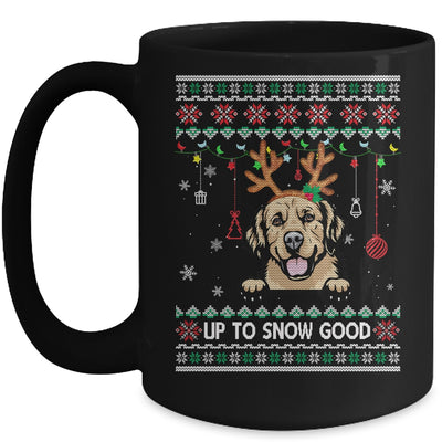 Golden Retriever Dog Reindeer Ugly Christmas Xmas Mug Coffee Mug | Teecentury.com