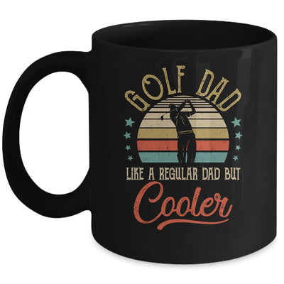 Golf Dad Like A Regular Dad Cooler Vintage Fathers Day Mug Coffee Mug | Teecentury.com