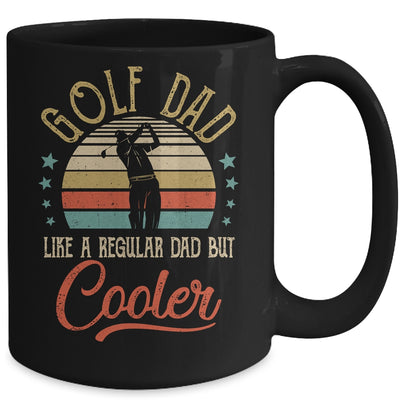 Golf Dad Like A Regular Dad Cooler Vintage Fathers Day Mug Coffee Mug | Teecentury.com