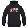Golf Player Girls Peace Love Golf Women T-Shirt & Tank Top | Teecentury.com
