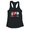 Golf Player Girls Peace Love Golf Women T-Shirt & Tank Top | Teecentury.com