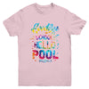 Good Bye School Hello Pool Last Day Of School Summer Tie Dye Youth Youth Shirt | Teecentury.com