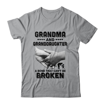 Grandma And Granddaughter A Bond That Can't Be Broken Gift T-Shirt & Hoodie | Teecentury.com