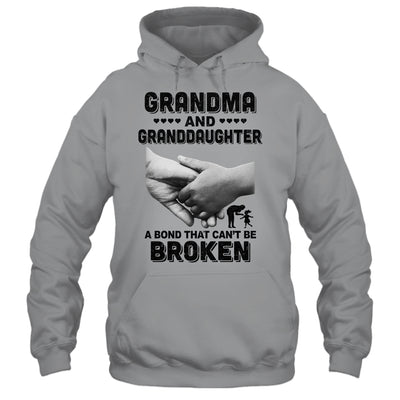Grandma And Granddaughter A Bond That Can't Be Broken Gift T-Shirt & Hoodie | Teecentury.com