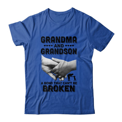 Grandma And Grandson A Bond That Can't Be Broken Gift T-Shirt & Hoodie | Teecentury.com