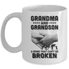 Grandma And Grandson A Bond That Can't Be Broken Gift Mug Coffee Mug | Teecentury.com