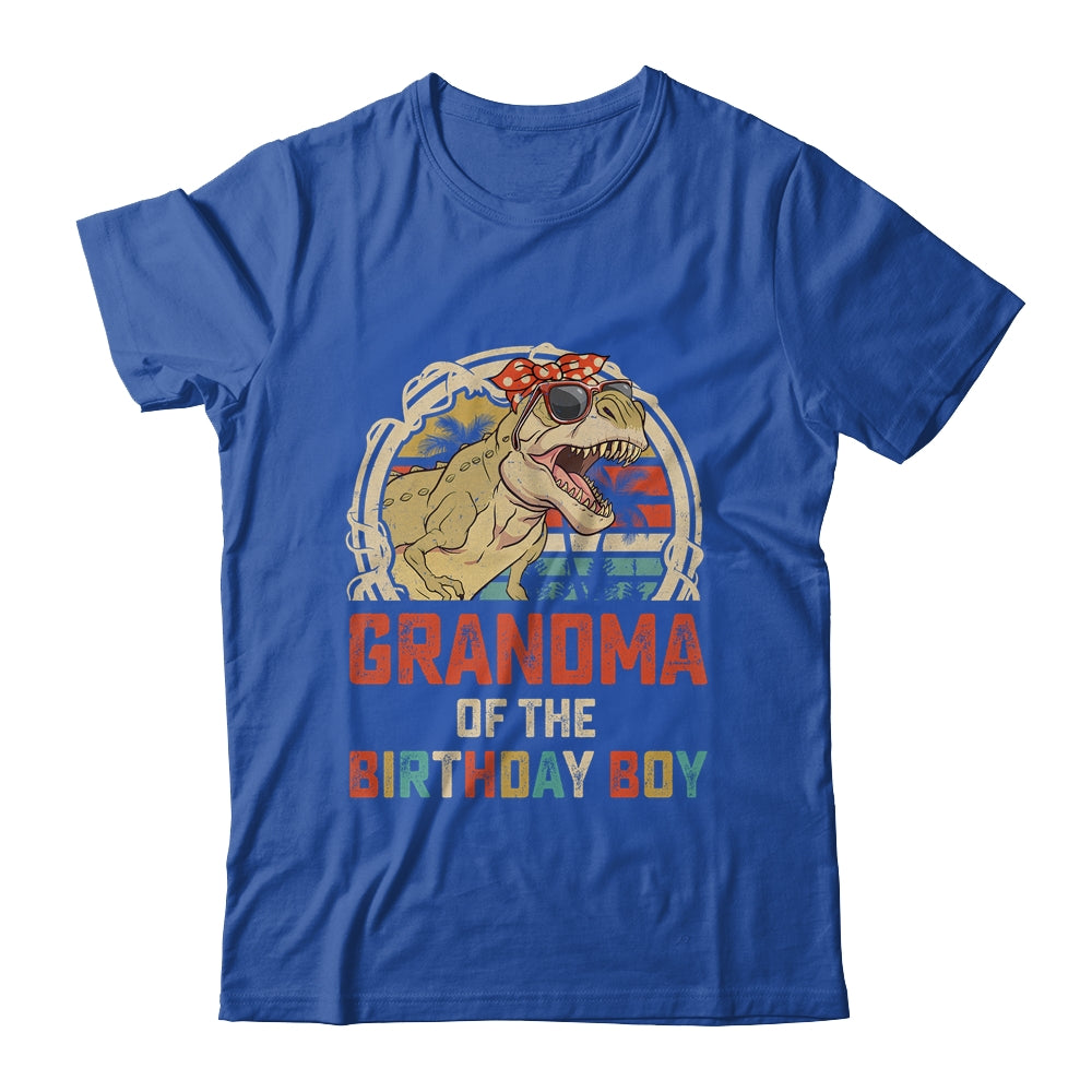 Grandma Dinosaur Of The Birthday Boy Matching Family Shirt & Hoodie | teecentury