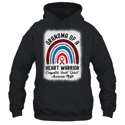 Grandma Of A Warrior CHD Congenital Heart Defect Awareness Month Shirt & Hoodie Shirt & Hoodie | teecentury