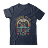 Grandma Of The Birthday Boy Vintage Matching Gamer Birthday T-Shirt & Hoodie | Teecentury.com