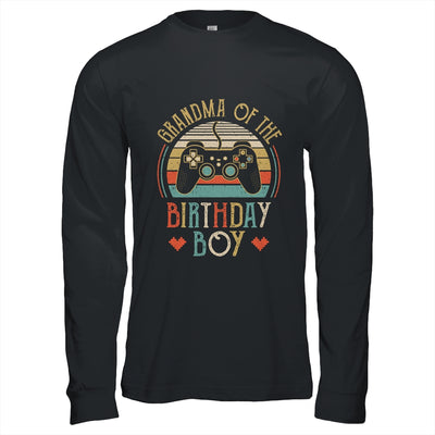 Grandma Of The Birthday Boy Vintage Matching Gamer Birthday T-Shirt & Hoodie | Teecentury.com