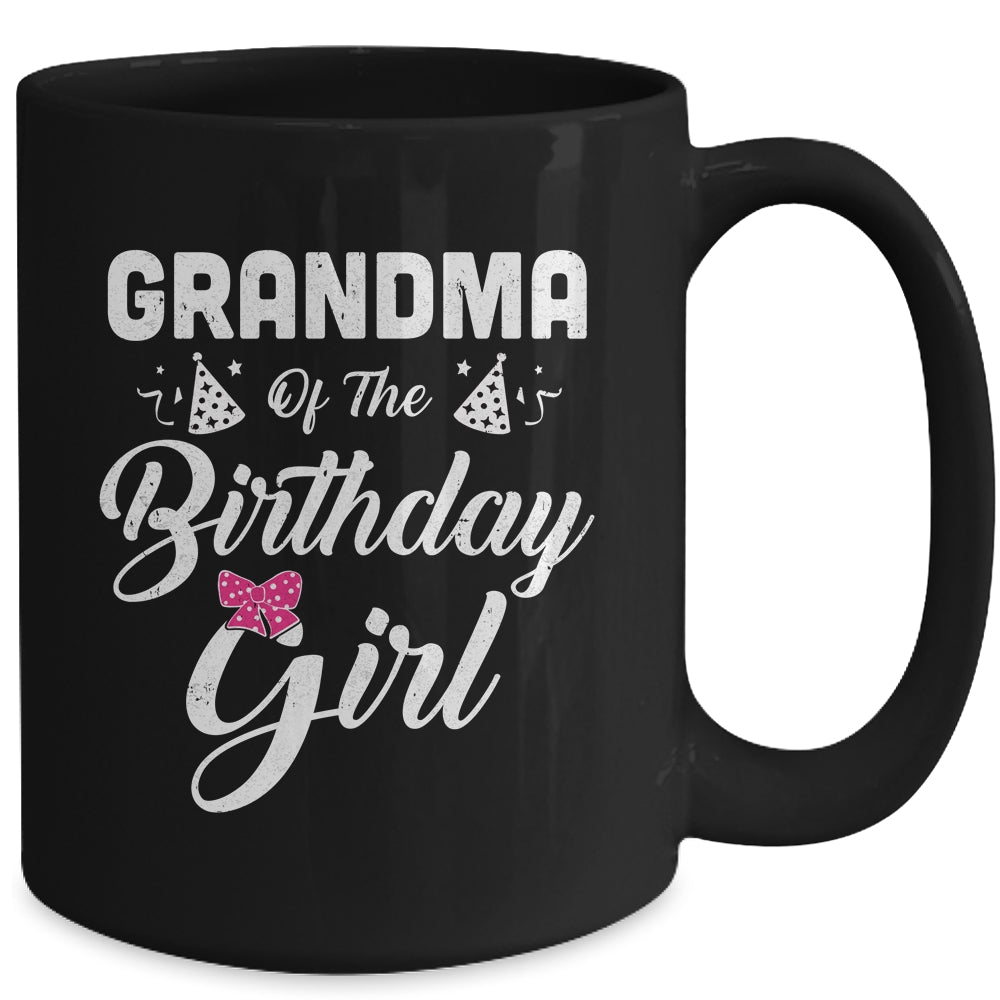 Grandma Of The Birthday Girl Granddaughter Matching Family Mug Coffee Mug | Teecentury.com