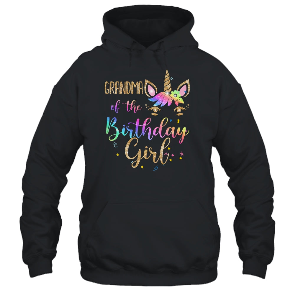 Grandma Of The Birthday Girl Granddaughter Unicorn Birthday T-Shirt & Hoodie | Teecentury.com