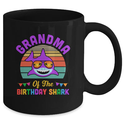 Grandma Of The Shark Birthday Grandma Matching Family Mug | teecentury