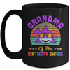 Grandma Of The Shark Birthday Grandma Matching Family Mug | teecentury