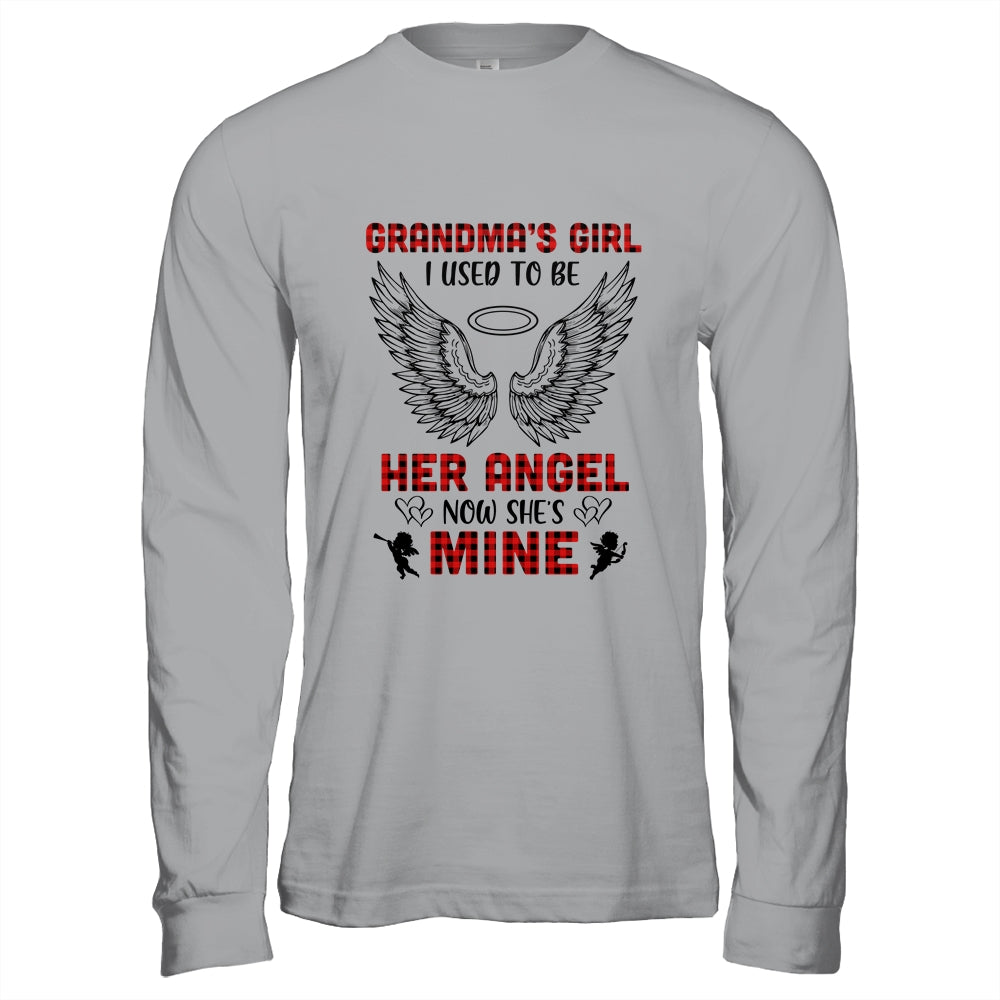 Grandma's Girl I Used To Be Her Angel Now She's Mine T-Shirt & Hoodie | Teecentury.com