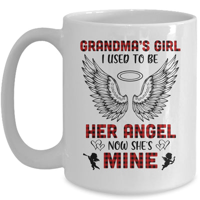 Grandma's Girl I Used To Be Her Angel Now She's Mine Mug Coffee Mug | Teecentury.com