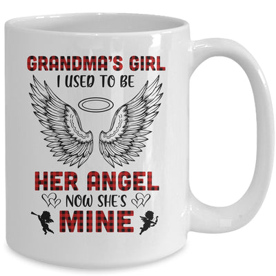 Grandma's Girl I Used To Be Her Angel Now She's Mine Mug Coffee Mug | Teecentury.com