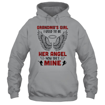 Grandma's Girl I Used To Be Her Angel Now She's Mine T-Shirt & Hoodie | Teecentury.com