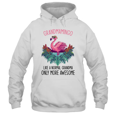 Grandmamingo Like A Grandma Only Awesome Flamingo T-Shirt & Hoodie | Teecentury.com