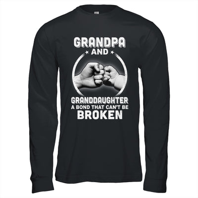 Grandpa And Granddaughter A Bond That Can't Be Broken T-Shirt & Hoodie | Teecentury.com