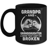 Grandpa And Granddaughter A Bond That Can't Be Broken Mug Coffee Mug | Teecentury.com