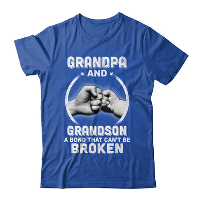 Grandpa And Grandson A Bond That Can't Be Broken T-Shirt & Hoodie | Teecentury.com