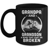 Grandpa And Grandson A Bond That Can't Be Broken Mug Coffee Mug | Teecentury.com