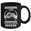 Grandpa And Grandson A Bond That Can't Be Broken Mug Coffee Mug | Teecentury.com