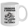 Grandpa And Grandson The Legend and The Legacy Mug Coffee Mug | Teecentury.com