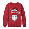 Grandpa Claus Beard Red Plaid Christmas Pajamas Xmas T-Shirt & Sweatshirt | Teecentury.com