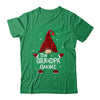 Grandpa Gnome Buffalo Plaid Matching Christmas Pajama Gift T-Shirt & Sweatshirt | Teecentury.com