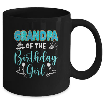 Grandpa Of The Birthday Girl Family Donut Birthday Mug | teecentury