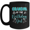 Grandpa Of The Birthday Girl Family Donut Birthday Mug | teecentury