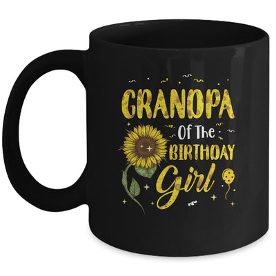 Grandpa Of The Birthday Girl Grandpa Sunflower Gifts Mug Coffee Mug | Teecentury.com