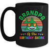 Grandpa Of The Shark Birthday Grandpa Matching Family Mug | teecentury