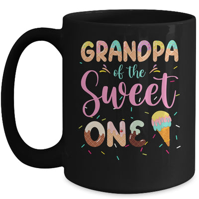 Grandpa Of The Sweet One Ice Cream 1st First Birthday Family Mug | teecentury